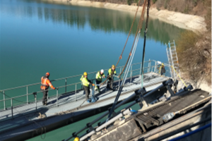 Reinserting the finished bar screen